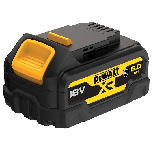 18V XR 5 Ah Batteri ,GFN, gummibelægning
