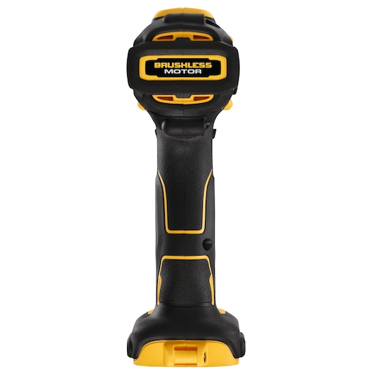 DEWALT brushless tool handle, model DCZ409P2-XE, DCD709N. Photography category.