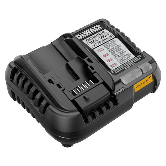 DEWALT power tool, black, with SKUs DCK2224MP2T-QW, DCK2224MP2T. Photography category. Special edition.