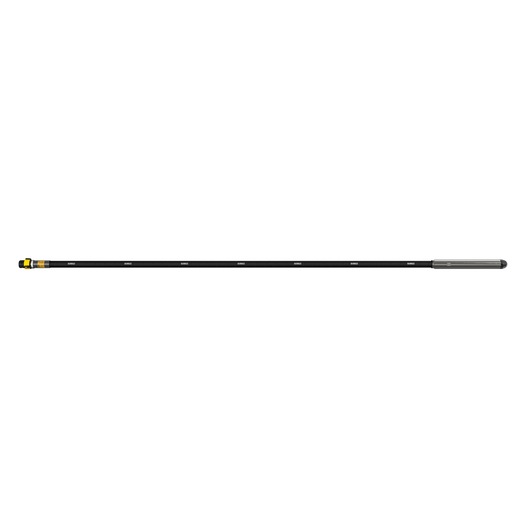 A long, black extension pole with yellow and silver accents, designed for photography or compatible with photography equipment. The pole is shown horizontally against a white background.