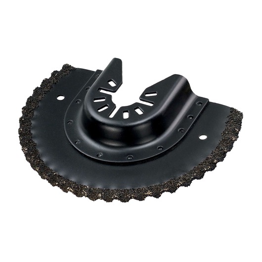 DEWALT DT20718 carbide grit semicircular saw blade for cutting and grinding, shown on a white background.