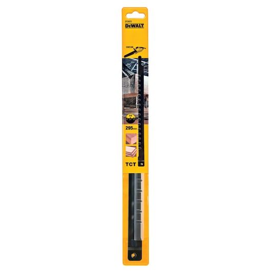 DEWALT DT2972 blade for power tools, 295mm, TCT, packaged in yellow cardboard.