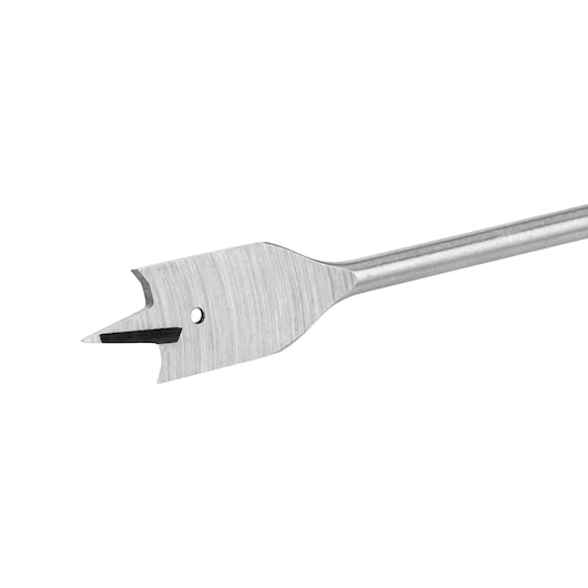 DEWALT DT4825 flat wood drill bit with a silver finish, designed for precise wood drilling tasks.