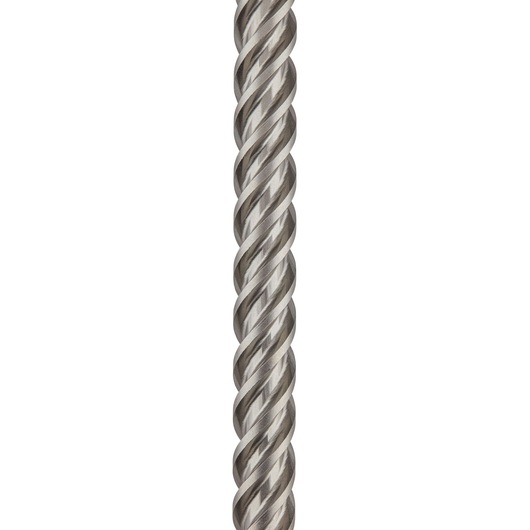Close-up view of a DEWALT DT60816 masonry drill bit with a twisted design against a white background.