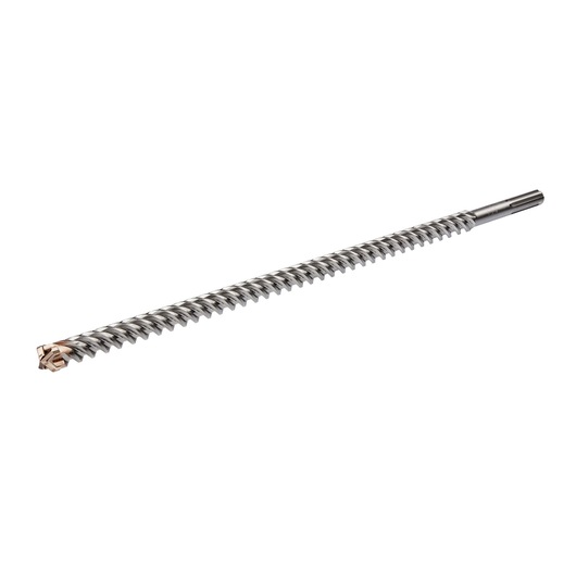 A DEWALT DT60826 SDS-Max masonry drill bit with a spiral fluted shaft and a carbide tip, shown against a white background.