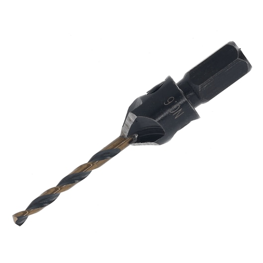 DEWALT DT70790 drill bit with countersink, hex shank, shown against a white background.