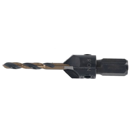 DEWALT DT70791 drill bit with countersink attachment, shown on a white background.