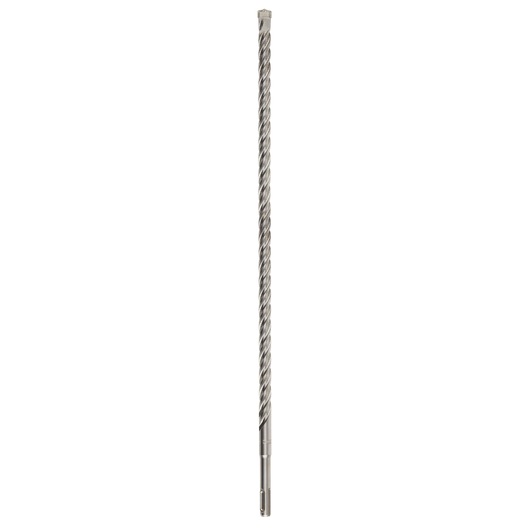 Long DEWALT DT8937 masonry drill bit with spiral design for heavy-duty drilling applications.