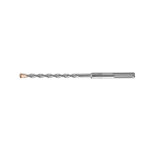 A single DEWALT SDS-plus masonry drill bit with a carbide tip, photographed against a white background.