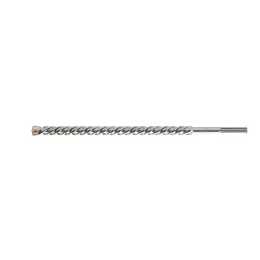 A single DEWALT SDS-Max rotary hammer drill bit with a spiral flute design, displayed on a white background.