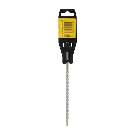 DEWALT DT9526 metal drill bit with yellow label packaging, shown vertically against a white background.