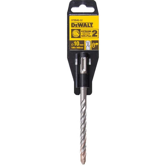 DEWALT SDS-Plus Extreme drill bit, 10mm diameter, in retail packaging. Suitable for masonry drilling.