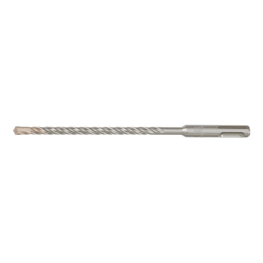 A single DEWALT metal drill bit with spiral fluting and an SDS-plus shank, shown against a white background.