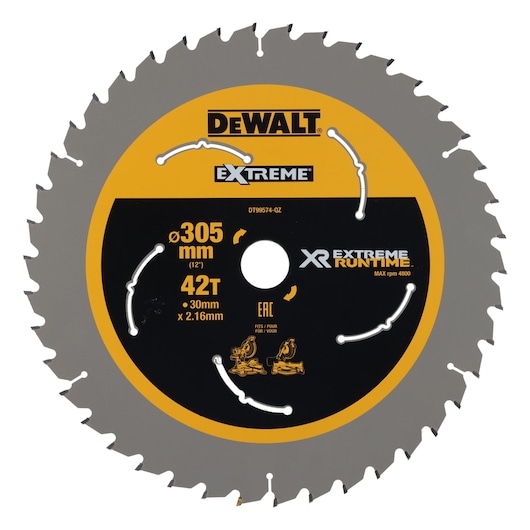 XR FLEXVOLT savklinge 305mm x 30mm 42T