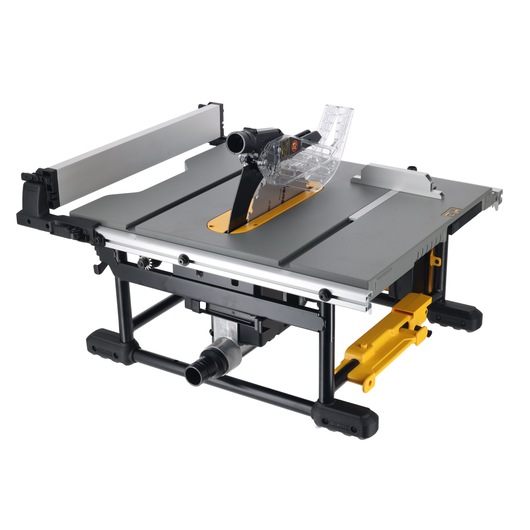 DEWALT table saw for photography, SKUs DWE7492SET and DWE7492, metal and plastic build, regional variants.