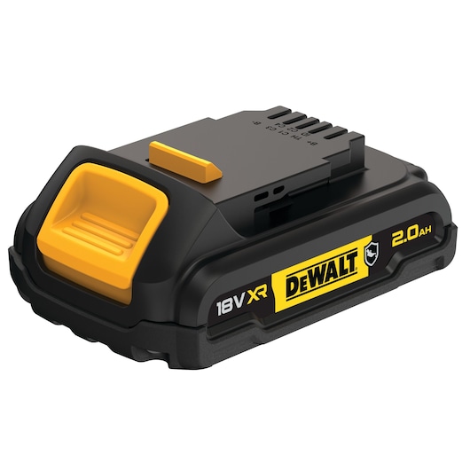 18V XR  2Ah Batteri, gummibelægning, GFN