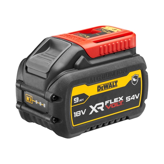 XR FLEXVOLT 9.0Ah Oil Resistant Battery ¾  view