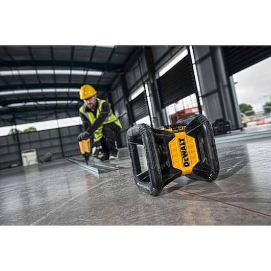 18V Rotationslaser, rød, 1 x 2Ah