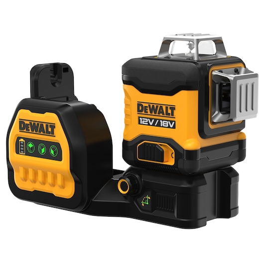 18V/12V XR 3 X 360⁰ KRYDSLINJELASER, GRØN, SOLO