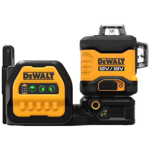 18V/12V XR 3 X 360⁰ KRYDSLINJELASER, GRØN, SOLO