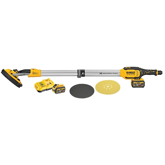 18V XR kulløs 225mm girafsliber, 2 x 6Ah-batterier, WTC