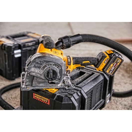 54V XR FLEXVOLT murrillefræser, 2 x 6Ah