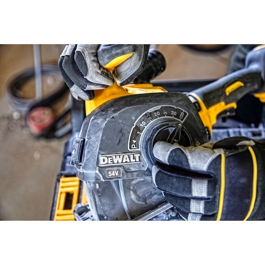 54V XR FLEXVOLT murrillefræser, 2 x 6Ah