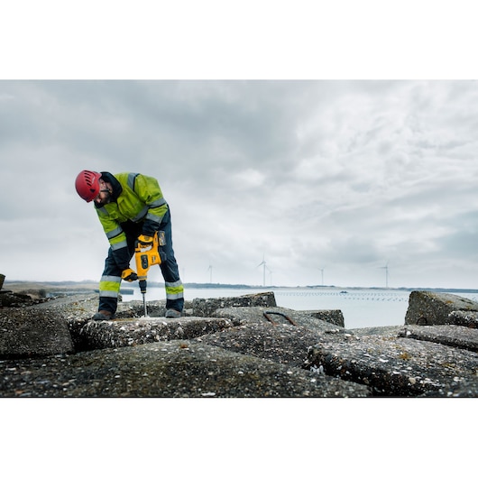 54V XR FLEXVOLT kulløs SDS-MAX hammer med 3 funktioner, løs enhed