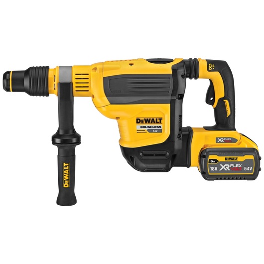 54V XR FLEXVOLT 45mm SDS-Max Borehammer,2x9Ah batterier, 10,5J, WTC