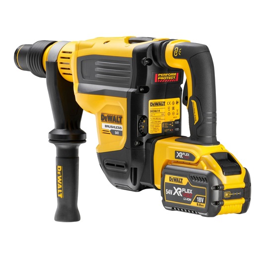 54V XR FLEXVOLT 45mm SDS-Max Borehammer,2x9Ah batterier, 10,5J, WTC