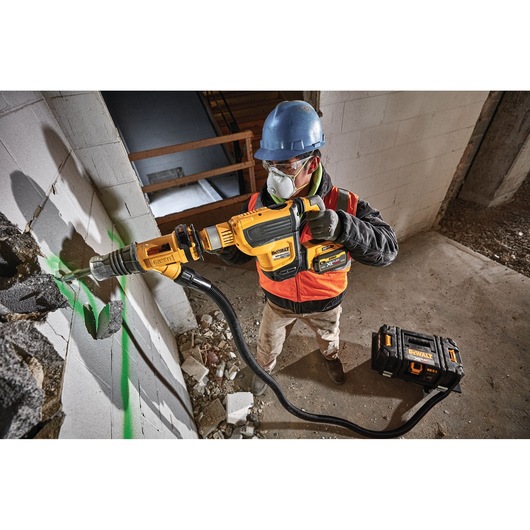 54V XR FLEXVOLT 45mm SDS-Max Borehammer,2x9Ah batterier, 10,5J, WTC