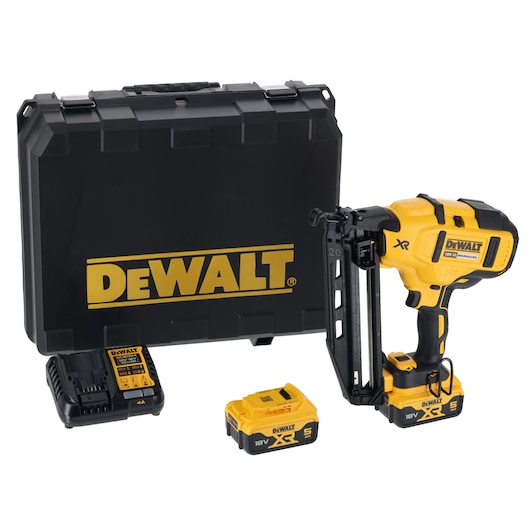 18V XR Brushless Second Fix Nailer (2 X 5 Ah) (16 Gauge)