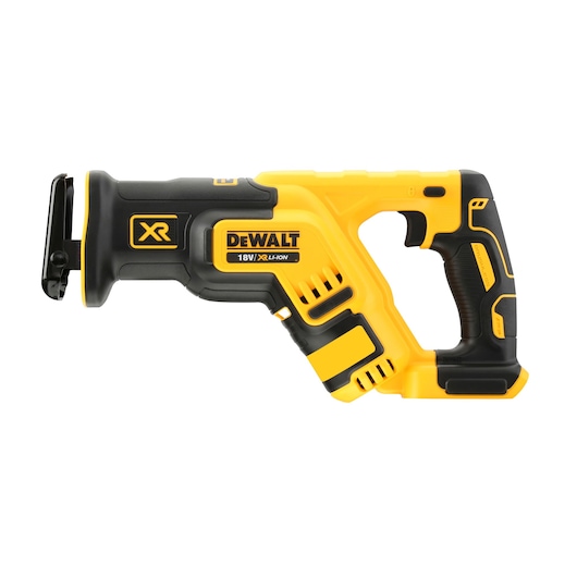 Side view of 18V XR Brushless Reciprocating Saw (bare unit)