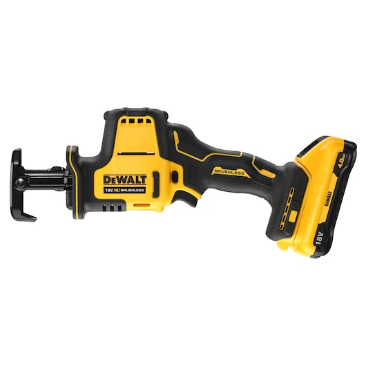 18V XR Kulløs kompakt Bajonetsav, 2x4.0Ah batterier, TSTAK, lader