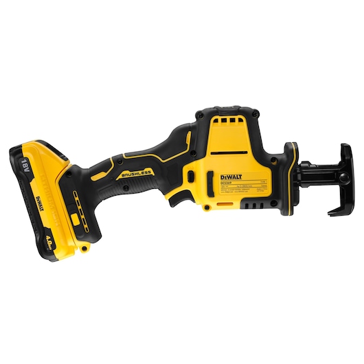 18V XR Kulløs kompakt Bajonetsav, 2x4.0Ah batterier, TSTAK, lader