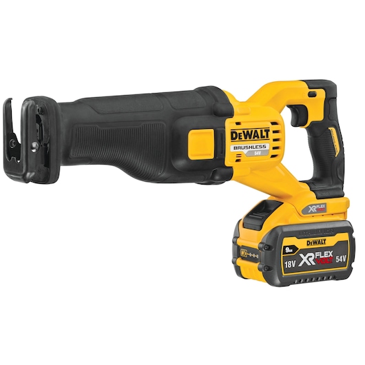 54V XR FLEXVOLT Bajonetsav, 2x9Ah batterier, TSTAK, lader
