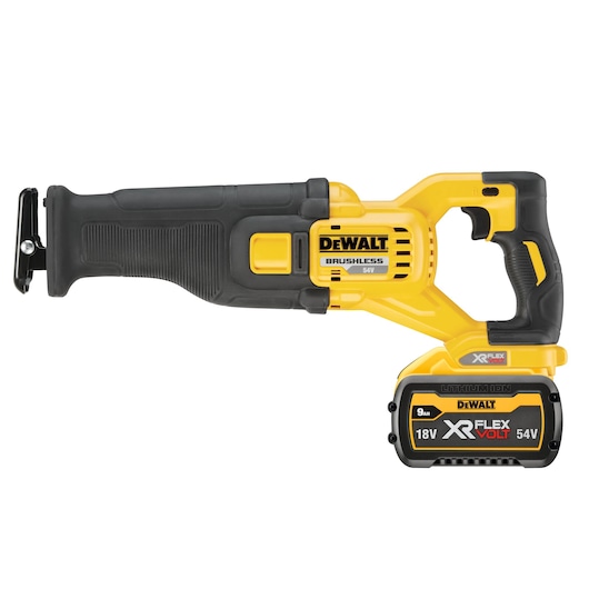 54V XR FLEXVOLT Bajonetsav, 2x9Ah batterier, TSTAK, lader