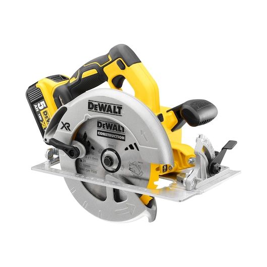 18V XR kulløs 184mm rundsav
