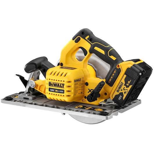 18V XR kulløs 184mm rundsav, solo, TSTAK