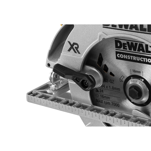 18V XR kulløs 184mm rundsav, solo, TSTAK
