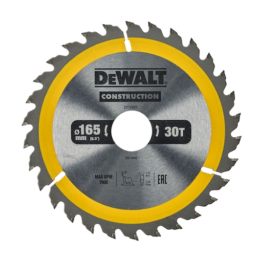 Construction-klinge 165x30mm 30T (AC)