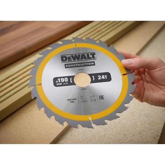 Construction-klinge 190x30mm 24T (AC)