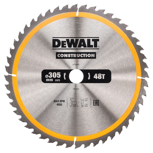Construction-klinge 305x30mm 48T