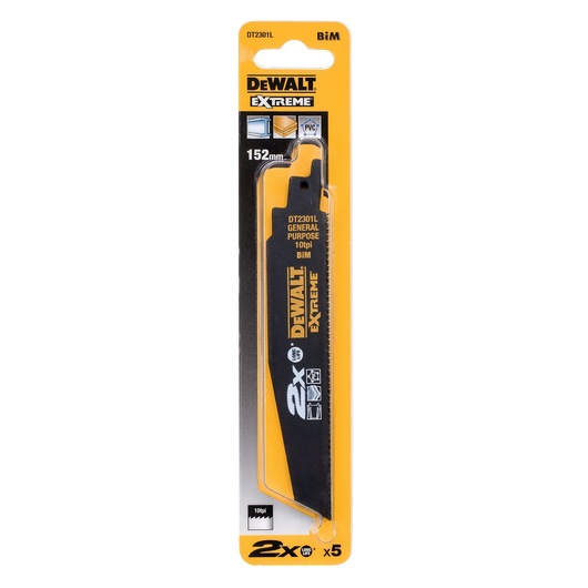 152mm, 10 TPI, generel anvendelse (5 pak)