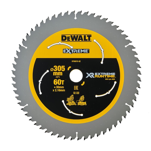 XR FLEXVOLT savklinge 305mm x 30mm 60T